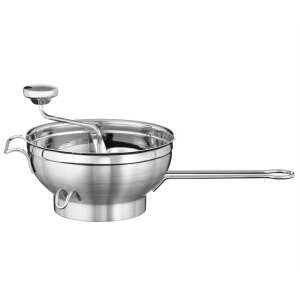 Rösle food mill, stainless steel, with handle, for making smooth sauces and purees - Hand strainer