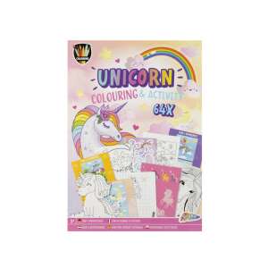 Grafix Malbuch und Aktivitätsbuch Einhorn, 64 Seiten, mit Einhörnern, Regenbögen und Sternen - Grafix
