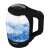 Esperanza Yukon electric kettle with LED light, 1.7L capacity, black and glass design