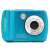 Aquapix W2024-1 vízálló digitális fényképezőgép, elülső nézet, türkizkék