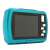Aquapix W2024-1 vízálló digitális fényképezőgép, oldalnézet, türkizkék