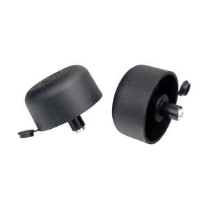 WPJ22 állítható műanyag bútorlábak, fekete, 2 db-os készlet - Bútorláb