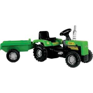 Játék Traktor utánfutóval 173cm #fekete-zöld 93038990 Munkagépek gyerekeknek - Traktor