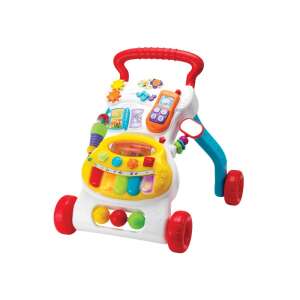 Baby-Gehwagen mit Lichtern und Geräuschen, verfügt über ein Klavier, ein Telefon und andere interaktive Spielzeuge - Lauflernhilfen