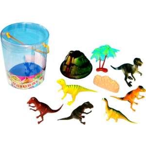 Plastični dinosaurus u cilindru set od 8 komada 93301190 - Igračka