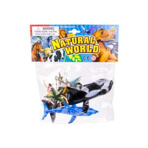 Natural World 6 piece sea animal set, includes shark, dolphin, jellyfish and more, great for bath time or pretend play - Figure