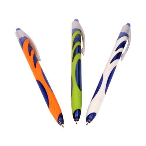 Blue Wave Kugelschreiber, verschiedene Farben, 0,5 mm, blaue Tinte