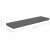 Magasfényű szürke MDF fali polc 90 x 23,5 x 3,8 cm méretekkel