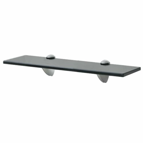 vidaXL Üveg Lebegőpolc - 40x20 cm - Fekete 178266339 - Fali polc