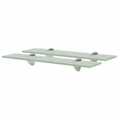 Üvegpolc - 2 db - 50x20 cm - Tejüveg 165429470 - Fali polc