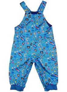 Disney bélelt vízlepergetős Kertésznadrág - Mickey Mouse #kék - 80-as méret 30992725 "Mickey"  Gyerek nadrág, leggings