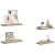 VIDAXL - 4 db Tölgyfa MDF Fali Polc - 60 x 23,5 cm 183670878