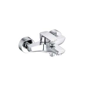 KLUDI Pure&Style single-lever bath and shower mixer tap, chrome finish - Faucet
