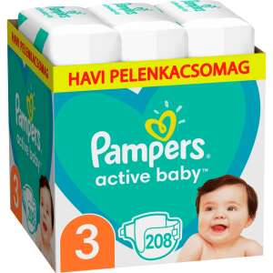Pampers Active Baby havi Pelenkacsomag 6-10kg Midi 3 (208db) 47158632 Pampers Pelenka