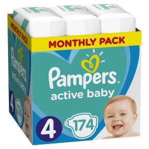 Pampers Active Baby havi Pelenkacsomag 9-14kg Maxi 4 (174db)