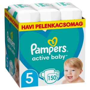 Pampers Active Baby mjesečni paket pelena 11-16kg Junior 5 (150 kom)
 122693567