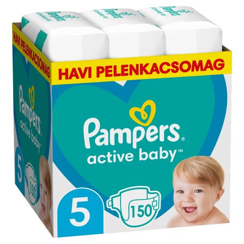 Pampers Active Baby mjesečni paket pelena 11-16kg Junior 5 (150 kom)
 122693567