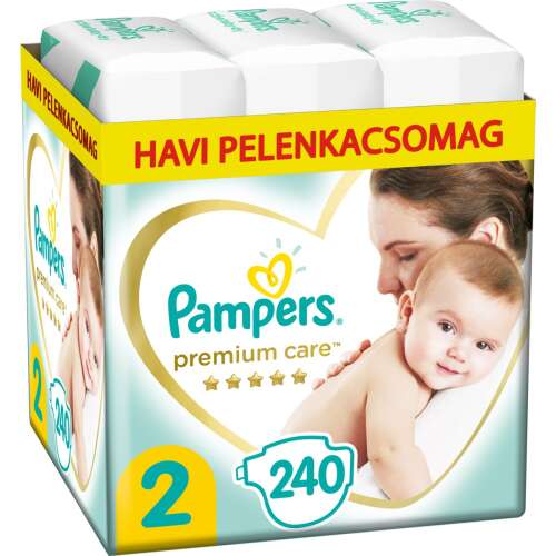 Pampers Premium Care havi Pelenkacsomag 4-8kg Mini 2 (240db)