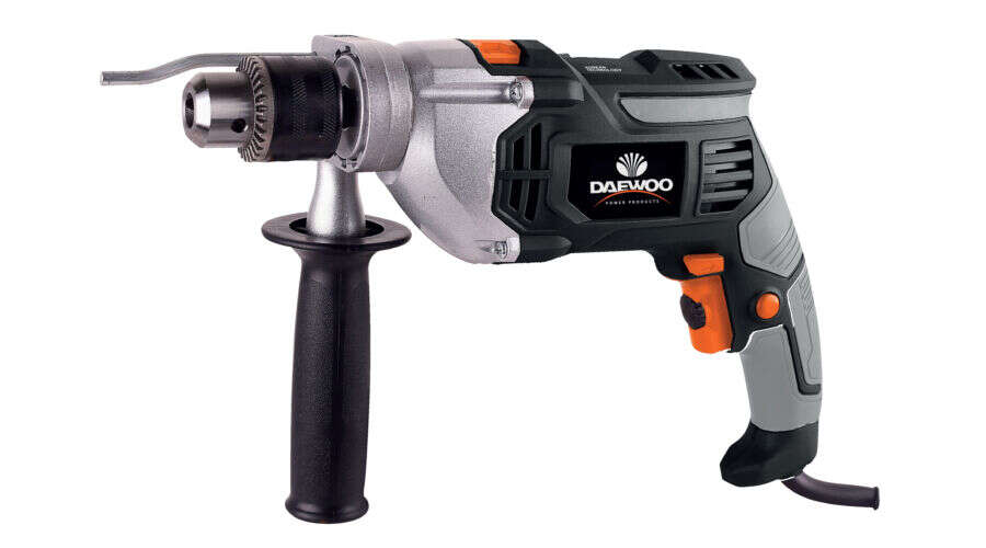 Daewoo DAID950Y elektromos ütvefúró, fúrógép 950W, fekete-szürke