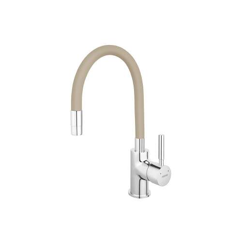 Ferro BZA4P Zumba bézs csaptelep flexibilis kifolyócsővel