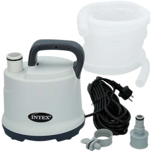 Intex pool drain pump, 28606, with hose and accessories