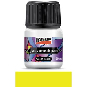Pentart Üveg- és Porcelánfesték - Sárga - 30 ml 147204452 - Pentart