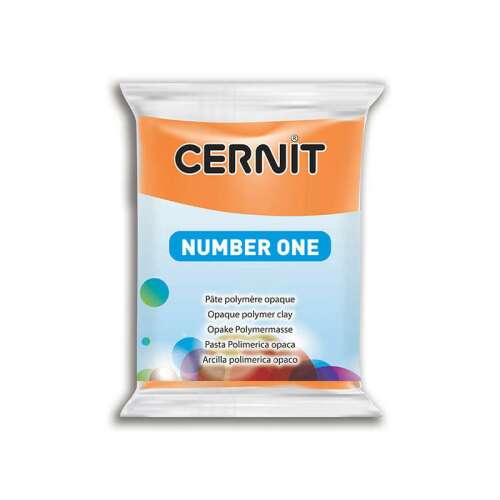 Cernit Number One Narancs Polimer Agyag, 56g