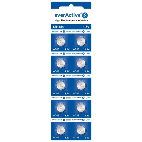 everActive AG13 LR44 Батерия тип копче 1.5V - Опаковка от 10
