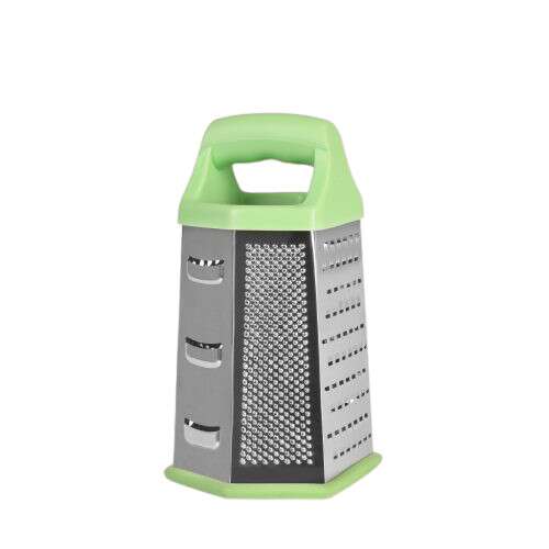Fissman 6-sided grater, 11x7x7, stainless steel, green 53180119