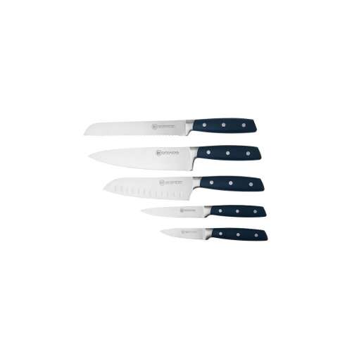 Комплект ножове Carl Schmidt Sohn със сини дръжки