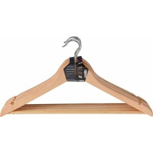 Koopman Storage Solution 6-piece wooden clothes hanger set - Hanger and Hook