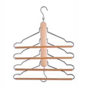 Zeller foldable four-tier hanger for pants and skirts - Hanger and Hook