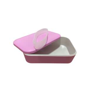 Caserola servire pranz Excellent Houseware, melamina, 19x12.5x6 cm, roz 53181281 Recipiente pentru alimente