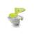 Ibili-Ecoprof Egg Separator, Plastic, 10x7x4 cm, White/Green 53181670