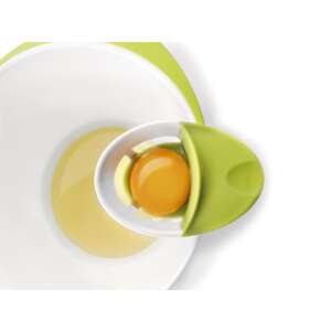 Ibili-Ecoprof Egg Separator, Plastic, 10x7x4 cm, White/Green 53181670 - Strainer & Sieve