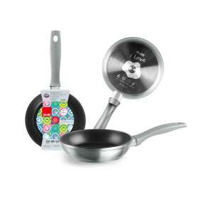 Ibili MiniAlu-Figue serpenyő, 14 cm, szürke, tapadásmentes - Ibili