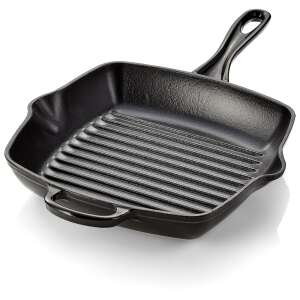 Stellar cast iron grill pan, black, 27x27x7cm - Stellar