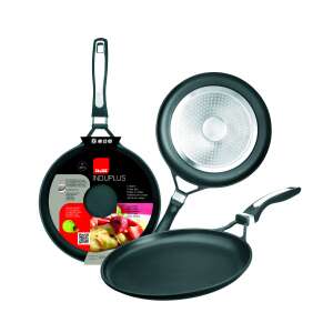 Ibili Induplus Pfanne aus Aluminium für Crêpes, 28x2 cm, schwarz - Ibili