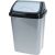 Excellent Room Accessories Storage Container, Plastic, 25x20x38 cm, Black/Grey 53182450