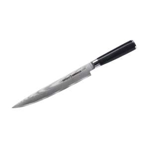 Samura Damascus S2000-15 67-layer Damascus steel carving knife with black G10 handle - Home & Garden