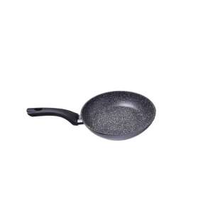 Fissman Fiore 28cm fekete alumínium serpenyő, oldalnézet - Fissman