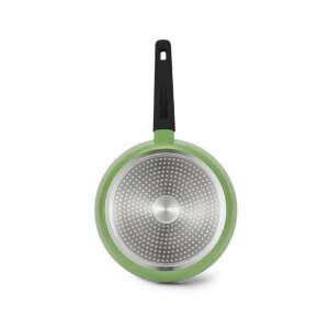 Fissman BOOM 26cm green non-stick frying pan, aluminum, with black handle - Fissman
