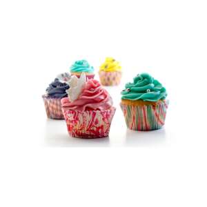 100 darabos színes muffinpapír, tökéletes finom muffinok sütéséhez - Ibili