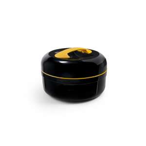 Ibili Lunch Away Lunchbox aus Kunststoff in Schwarz und Orange mit Griff - Ibili