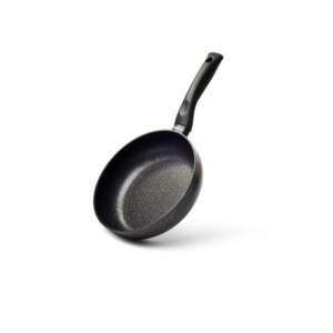Fissman Promo deep frying pan, aluminum, black, non-stick, TouchStone coating - Fissman