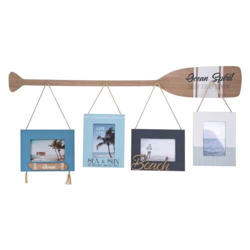 Home&Styling Collection 4 pc Photo Frame Set, MDF, 39x41x2.5 cm, Multicolor