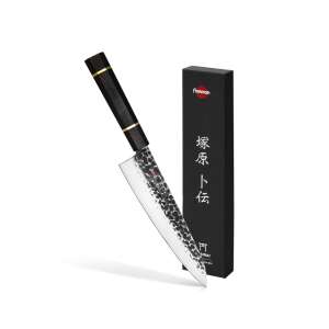 Fissman-Kensei Bokuden Chef's Knife, AUS-8 steel, 21 cm, silver/brown 53184216
