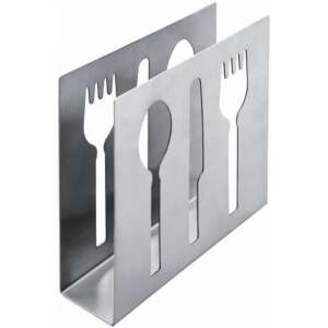 Suport servetele, otel inoxidabil, argintiu 53184300 - Depozitare și organizare