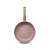 Fissman Latte 24cm deep frying pan with non-stick coating, aluminum, ecru color, bottom view