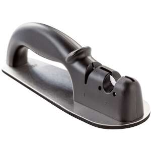 Stellar knife sharpener, black and silver, 2 stage sharpening, professional knife sharpening - Stellar